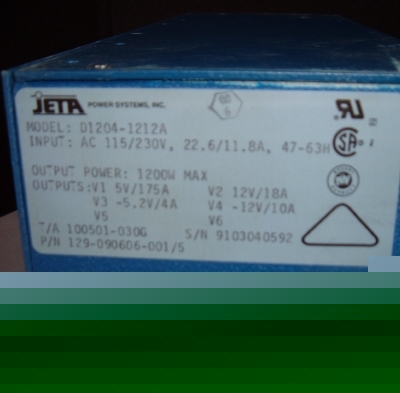 Jeta 1200 watt multi-output power supply 5VOLT/175A