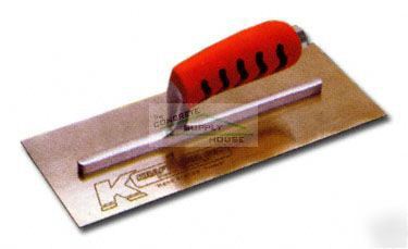 Kraft tool plaster trowel concrete gold PL460 13 in