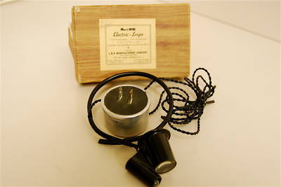 L & r electric loupe very rare head band, light & box