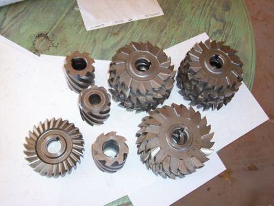 Lot sale of milling machine cutters