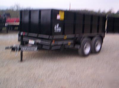 NEW2010 bumper dump trailer 6'X12' dual axle-10,400LBS.