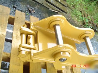 Quick coupler for 12000 lb excavator