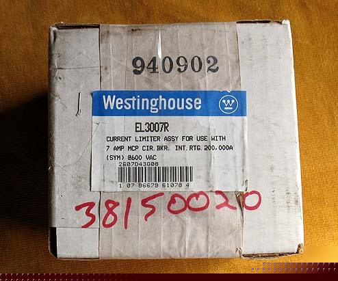 Westinghouse EL3007R current limiter assembly 7 amp 7A