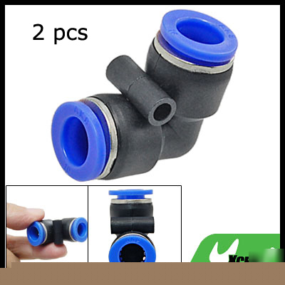 10 to 10MM l connector push in round pneumatic fittings
