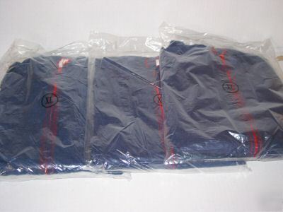  3 prs disposable work overalls m -xxl blue/boiler suit