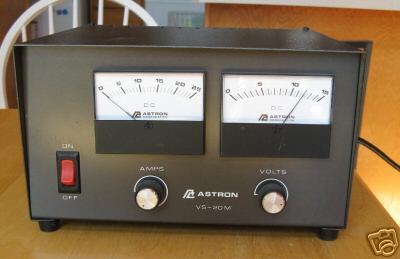 Astron vs-20M linear adjustable metered power supply