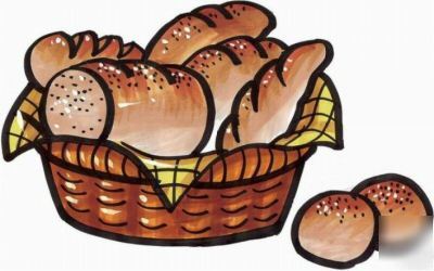 Bakery bread pastry food vinyl sign decal 14