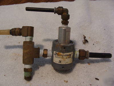 Humphrey air booster with fittings