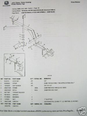 John deere drill and disk hitch