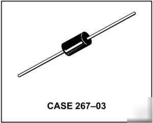 Lot of 15 fast recovery rectifier diode 100V 3A 