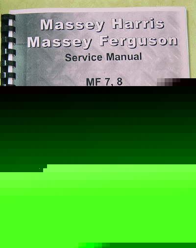 Mh/ferguson MF7 service manual (mh-s-MF7-14)