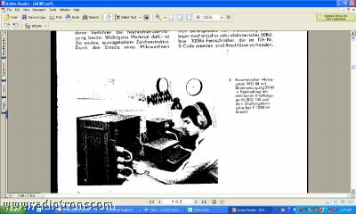 Morserberger mg 80 e. german morse / teletype fsk radio