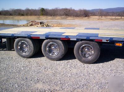 New 2010 gooseneck equipment trailers 35'+5' 3 axles