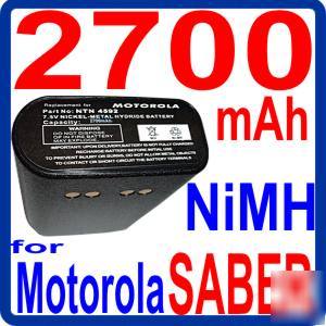New 2700 mah nimh battery for motorola saber MX1000 qa