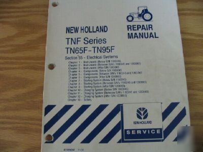 New holland TN65F TN90F electrical repair manual