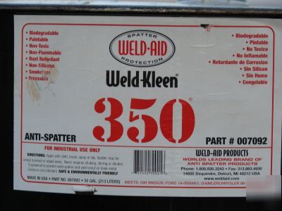 New weld kleen 350 -weld aid -007092 55 gallon drum 