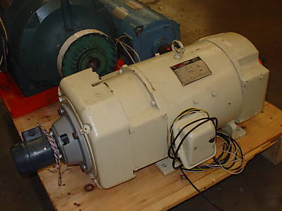 Shunt wound dc motor, 7.5 hp, 12.7 amps, 500VDC