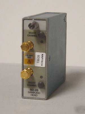 Tektronix SD26 dual channel sampling head, 20 ghz