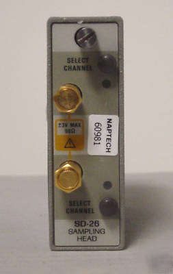 Tektronix SD26 dual channel sampling head, 20 ghz