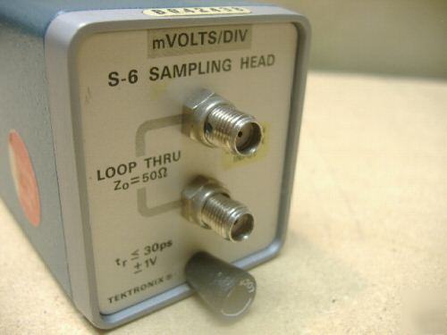 Tektronix s-6 sampling head