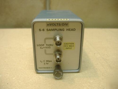 Tektronix s-6 sampling head