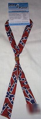 WAY2KOOL cooling bandana; confederate flags