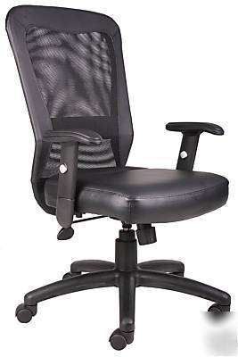 Web chair with a web back and tension knob w/arms B580