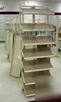 Shoe store shelving racks & endcaps lot 30 liquidation