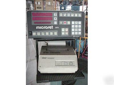 Tsd microbore precision presetter machine w/ dro