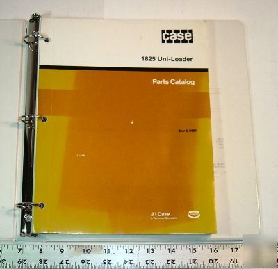 Case - parts catalog - 1825 uni-loader - 1988