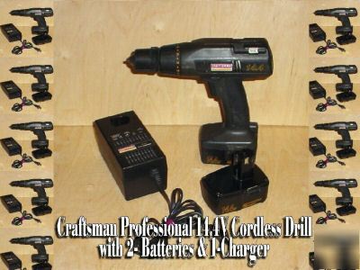 Craftsman proffessional cordless drill 14.4 v