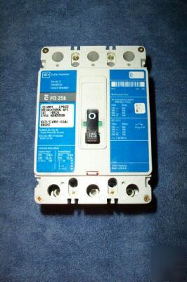 Cutler hammer series c 600 volt circuit breaker FD3125