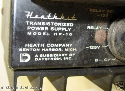 Heathkit transistorized power supply model hp-10