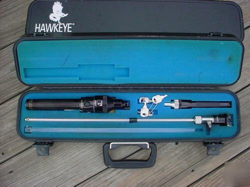 Like new hawkeye borescope, ,cases, extras, 2 scopes