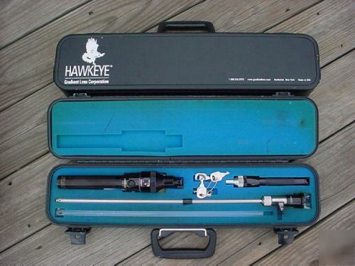 Like new hawkeye borescope, ,cases, extras, 2 scopes