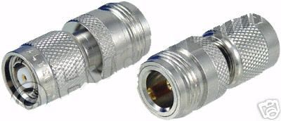 New n-female to reverse-polarity tnc-plug adapter 