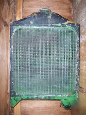 Radiator, john deer, antique