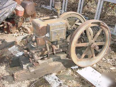 Rare ontario wind & pump co. hit miss stationary engine