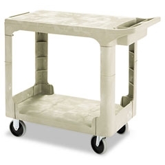 Rubbermaid heavyduty flat shelf utility cart