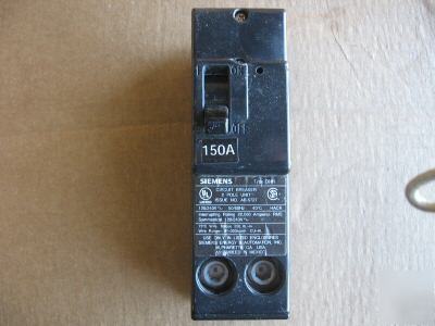 Siemens circuit breaker QN2150H 2 pole 150 amp 240V