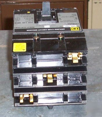 Square d FH36100 molded case circuit breaker 