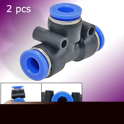 6MM push in pneumatic t connector adapter fittings 2