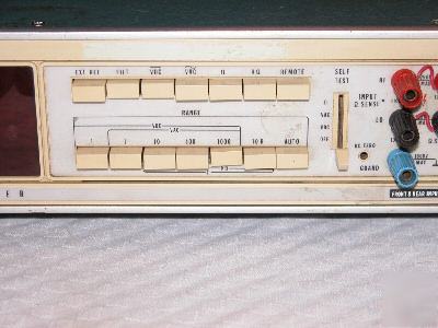 Fluke 8375A multimeter with nixie tubes