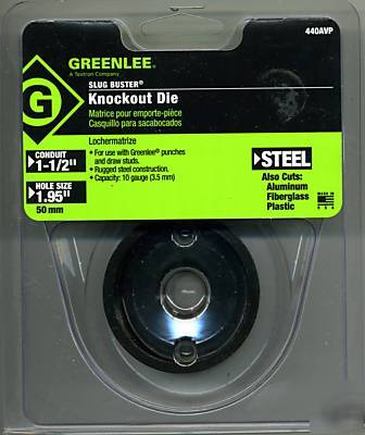 Greenlee 440AVP slug buster knockout die 1-1/2