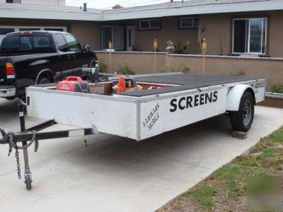 Mobile window screen business 