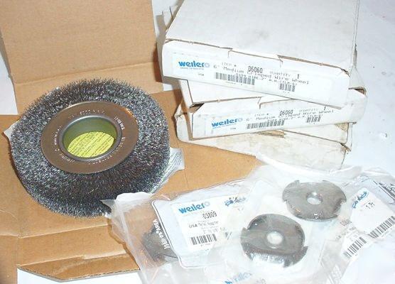 New lot 4 weiler trulock crimped wire wheel 6