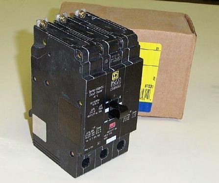 New square d circuit breaker edb 3P 100A EDB34100