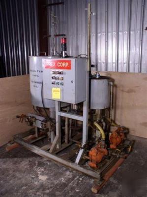 Prex die lube mixing station; 200 liter mixing tank