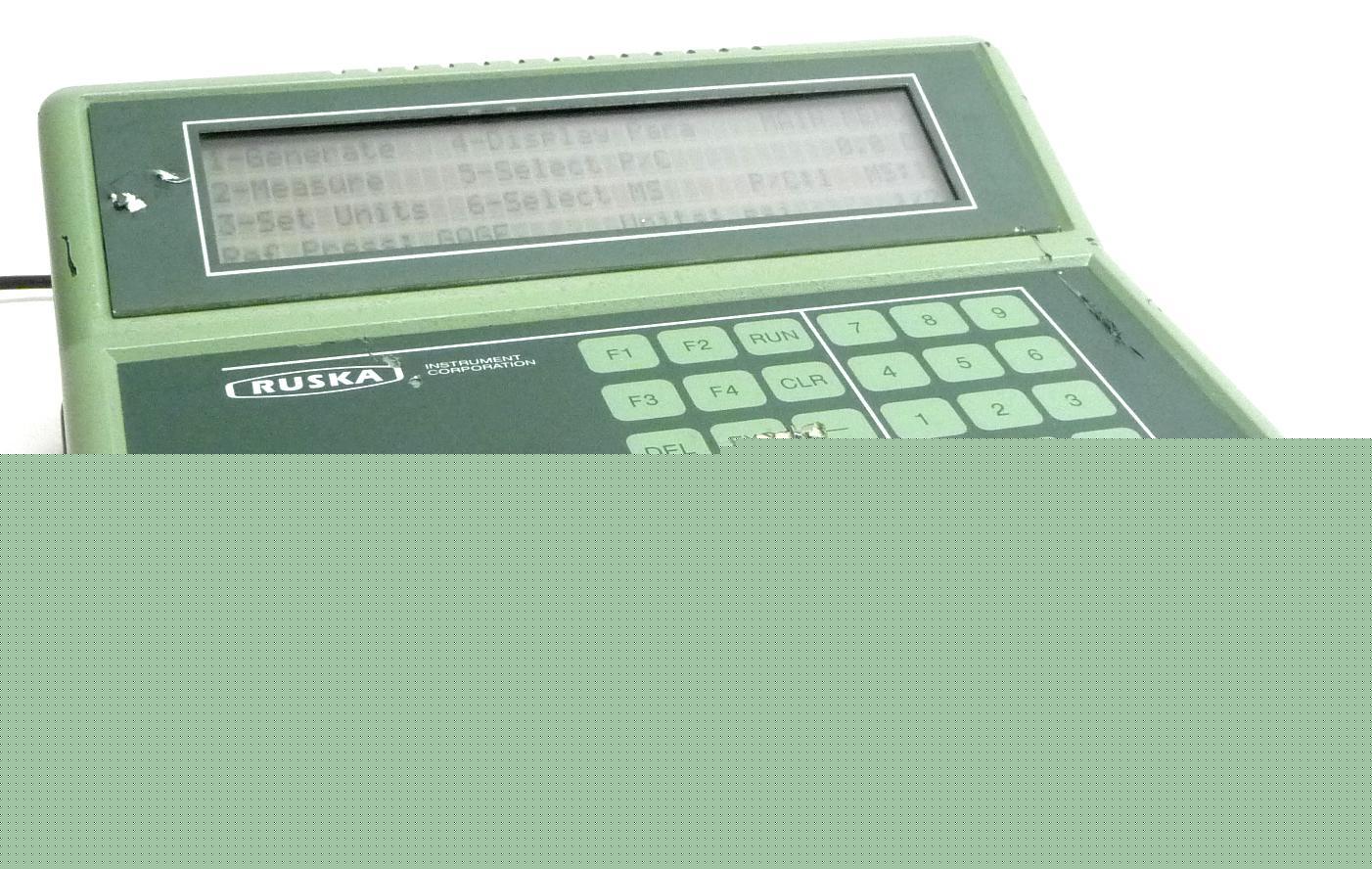 Ruska 2411 deadweight tester gage autoprompt converter