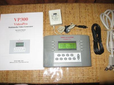 Sencore VP300 videopro multimedia video generator